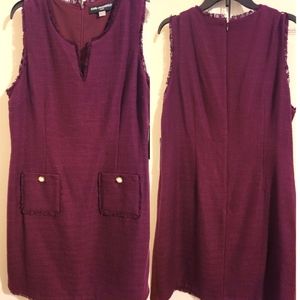 Karl Lagerfeld Paris Tweed Sheath Dress